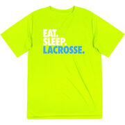 Lacrosse Short Sleeve Performance Tee - Eat. Sleep. Lacrosse.