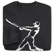 Baseball Crewneck Sweatshirt - Baseball Player