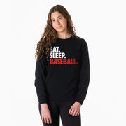 Baseball Tshirt Long Sleeve - Eat. Sleep. Baseball