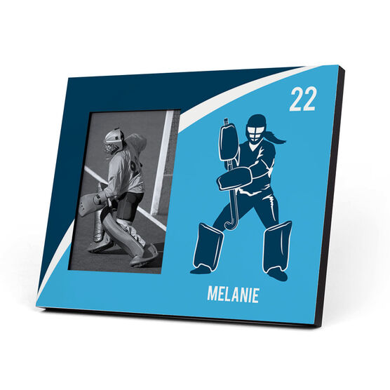 Field Hockey Photo Frame Personalized Goalie Chalktalksports Images Field Hockey Photo Frame