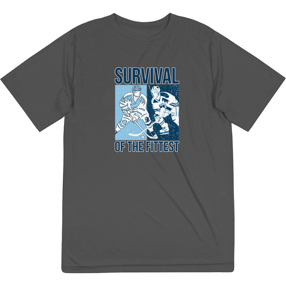 Hockey Short Sleeve Performance Tee - Survival of the Fittest