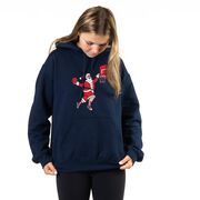 Basketball Hooded Sweatshirt - Slam Dunk Santa