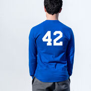 Baseball Tshirt Long Sleeve - Eat. Sleep. Baseball