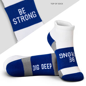 Socrates® Woven Performance Socks Be Strong (Royal)
