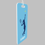 Tennis Bag/Luggage Tag - Personalized Girl Tennis Player