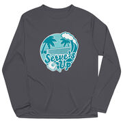 Pickleball Long Sleeve Performance Tee - Serve's Up