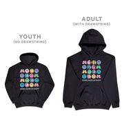 Cheerleading Hooded Sweatshirt - Cheer Makes Me Happy