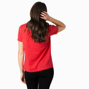 Running Short Sleeve T-Shirt - This Mom Runs to Burn Off the Crazy