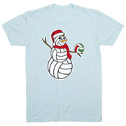 Volleyball Short Sleeve T-Shirt - Serving Holiday Cheer