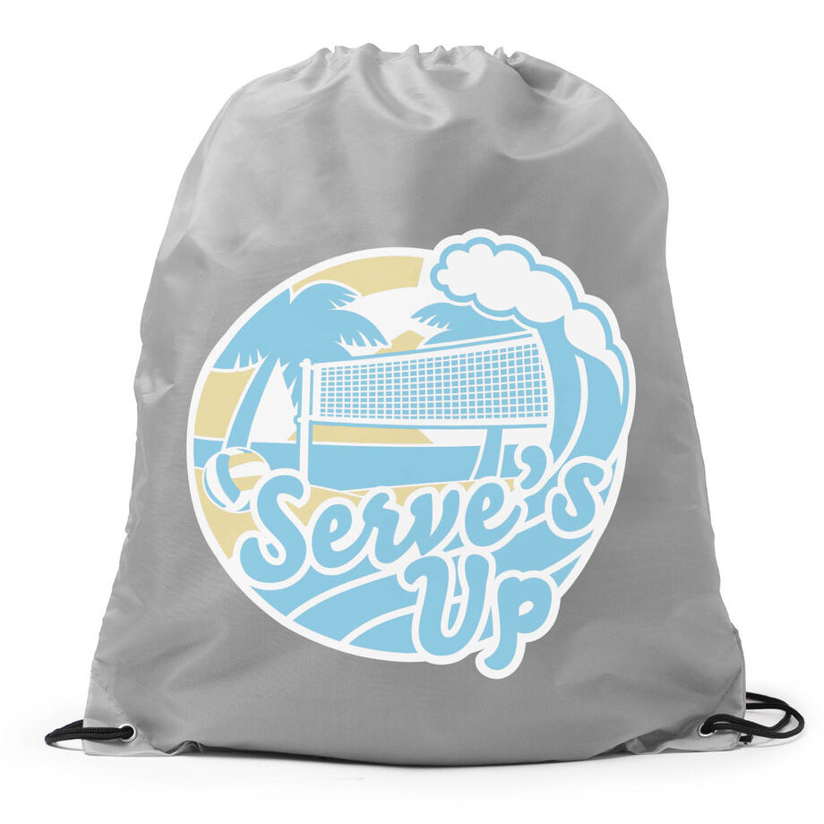 Volleyball Drawstring Backpack - Serve's Up