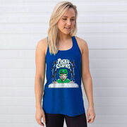 Hockey Flowy Racerback Tank Top - Pucky Charms