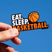 Basketball Sticker - Eat Sleep Basketball