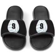 Volleyball Repwell&reg; Slide Sandals - Volleyball with Number