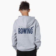 Crew Hooded Sweatshirt - I'd Rather Be Rowing (Back Design)