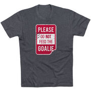 Hockey Short Sleeve T-Shirt - Don't Feed The Goalie