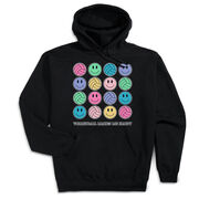 Volleyball Hooded Sweatshirt - Volleyball Makes Me Happy