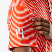 Custom Team Short Sleeve Polo Shirt - Baseball Stripes