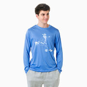 Soccer Long Sleeve Performance Tee - Santa Player