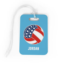 Volleyball Bag/Luggage Tag - American Flag Ball