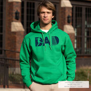 Soccer Hooded Sweatshirt - Soccer Dad Silhouette