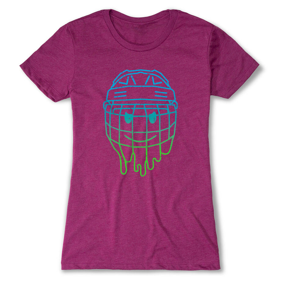 Hockey Women's Everyday Tee - Have An Ice Day Smiley