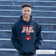 Baseball Hooded Sweatshirt - Baseball's My Favorite