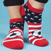 Soccer Ankle Socks - USA Patriotic Soccer