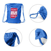 Drawstring Backpack - Don't Feed The Goalie