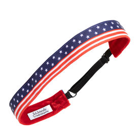Athletic Juliband Non-Slip Headband - USA Flag
