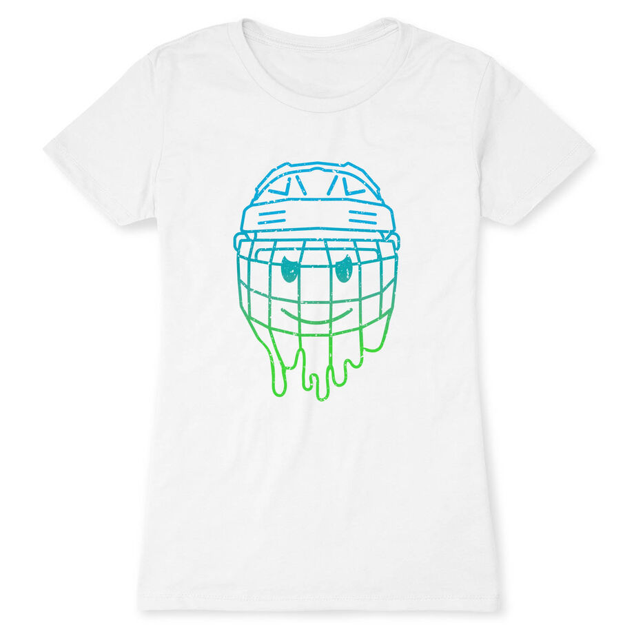 Hockey Women's Everyday Tee - Have An Ice Day Smiley
