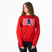 Hockey Crewneck Sweatshirt - Bones Heal Hockey