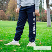 Guys Lacrosse Fleece Sweatpants - Attack