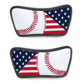 Baseball Repwell&reg; Sandal Straps - USA Flag