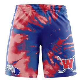 Custom Team Shorts - Hockey Tie-Dye