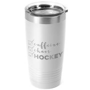 Hockey 20oz. Double Insulated Tumbler - Caffeine, Chaos and Hockey