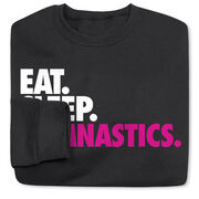 Gymnastics Crewneck Sweatshirt - Eat Sleep Gymnastics