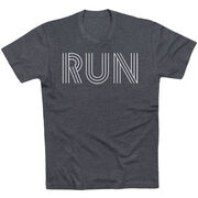 Running Short Sleeve T-Shirt - Run Lines
