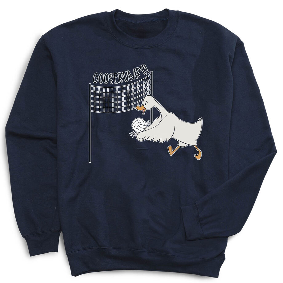 Volleyball Crewneck Sweatshirt - Goosebumps
