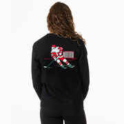 Hockey T-Shirt Long Sleeve - Saint Nick Hat Trick (Back Design)