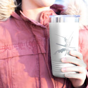 Skiing 20 oz. Double Insulated Tumbler - Male Silhouette