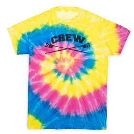 Crew Short Sleeve T-Shirt - Crew Crossed Oars Banner Tie Dye