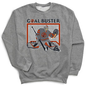 Hockey Crewneck Sweatshirt - Goal Buster