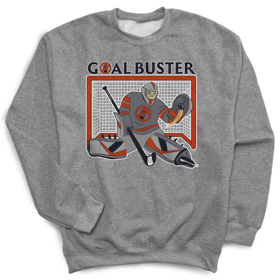 Hockey Crewneck Sweatshirt - Goal Buster