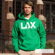 Guys Lacrosse Hooded Sweatshirt - I'd Rather Lax