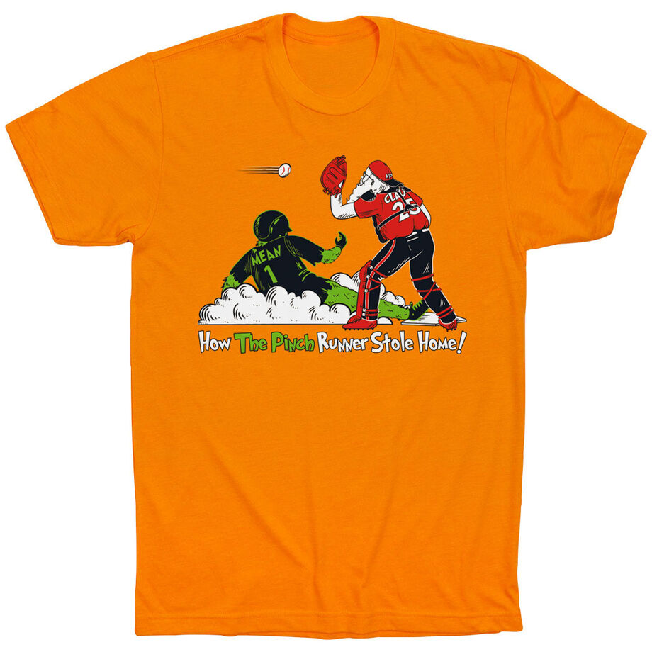 Baseball Short Sleeve T-Shirt - How The Pinch Stole Home