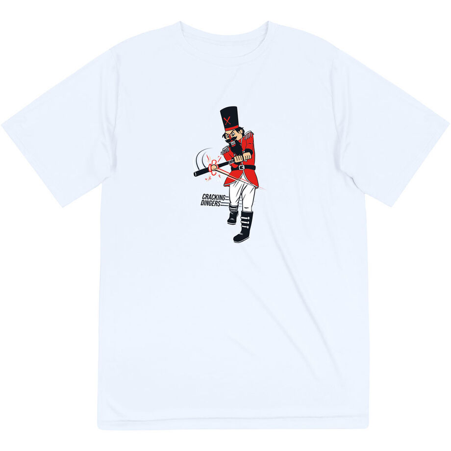 Baseball Short Sleeve Performance Tee - Cracking Dingers