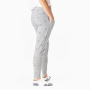 Soccer Embroidered Jogger - Soccer Ball Black/White