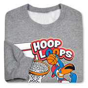 Basketball Crewneck Sweatshirt - Hoop Loops