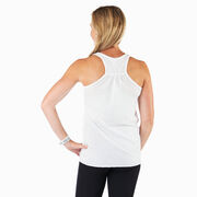 Softball Flowy Racerback Tank Top - Nothing Soft About It