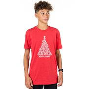 Lacrosse Short Sleeve T-Shirt - Merry Laxmas Tree